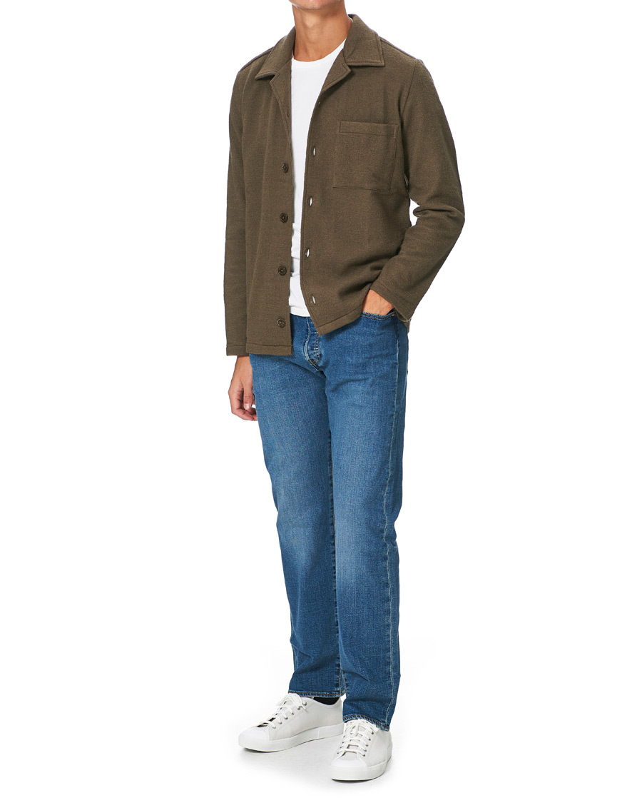 Herre | Skjorter | NN07 | Miyagi Boiled Wool Overshirt Clay