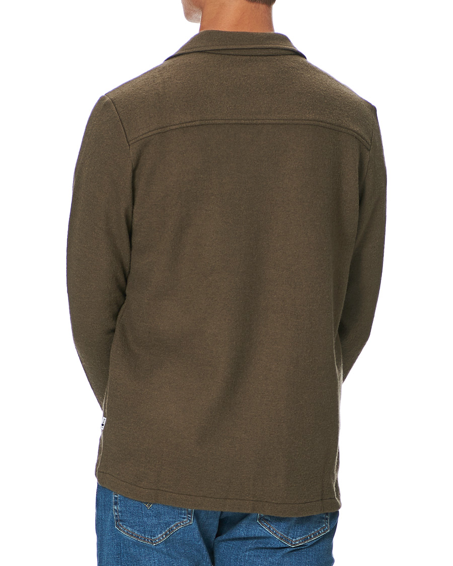 Herre | Skjorter | NN07 | Miyagi Boiled Wool Overshirt Clay