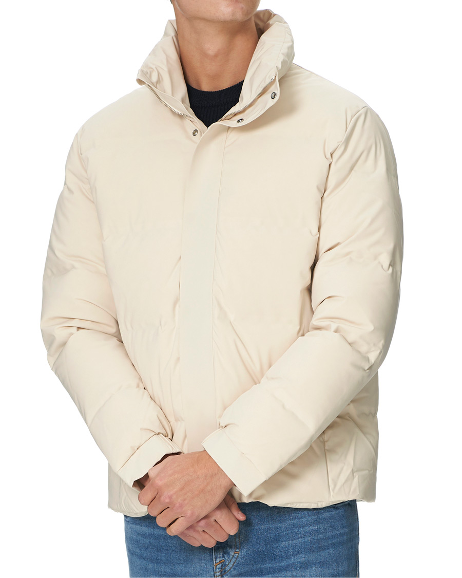 Herre | Jakker | NN07 | Golfie Short Down Puffer Jacket Ecru
