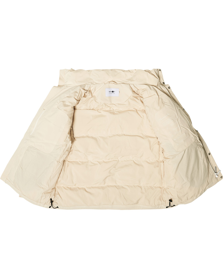 Herre | Jakker | NN07 | Golfie Short Down Puffer Jacket Ecru