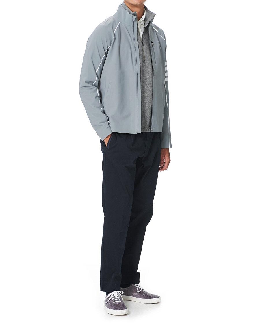 Herre | Jakker | Thom Browne | 4 Bar Tokio Compression Jacket Light Grey