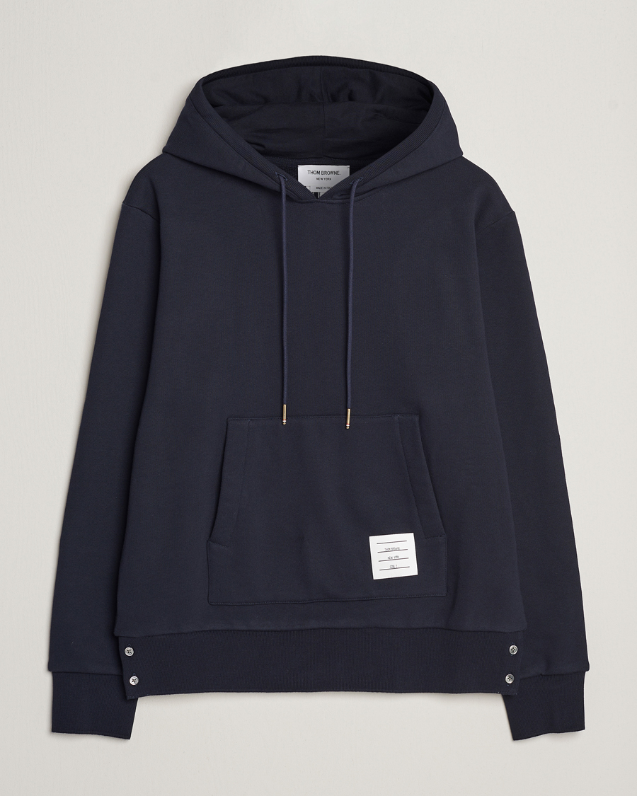 Herre | Gensere | Thom Browne | Back Stripe Hoodie Navy