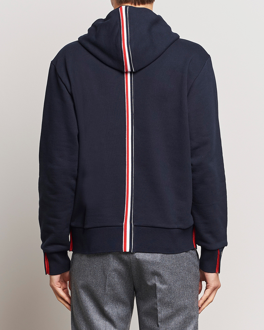 Herre | Gensere | Thom Browne | Back Stripe Hoodie Navy