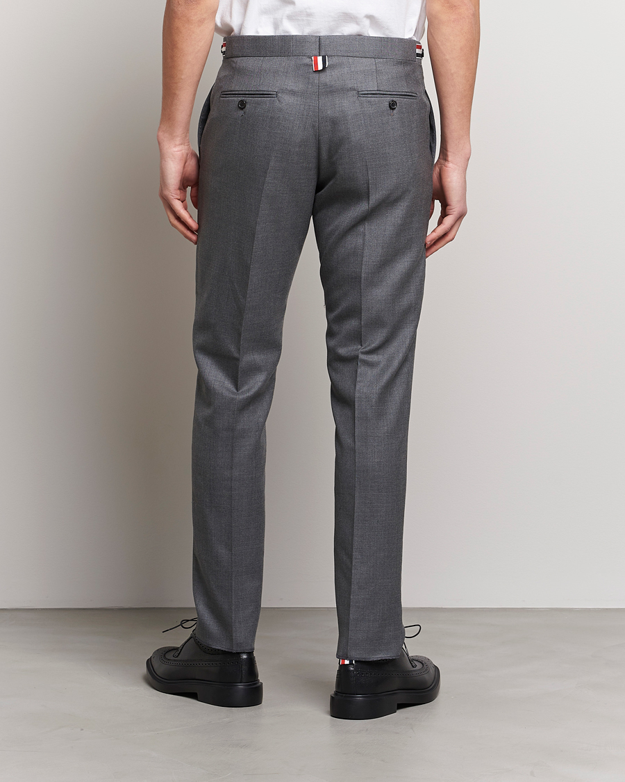 Herre | Bukser | Thom Browne | Super 120s Wool Trousers Medium Grey