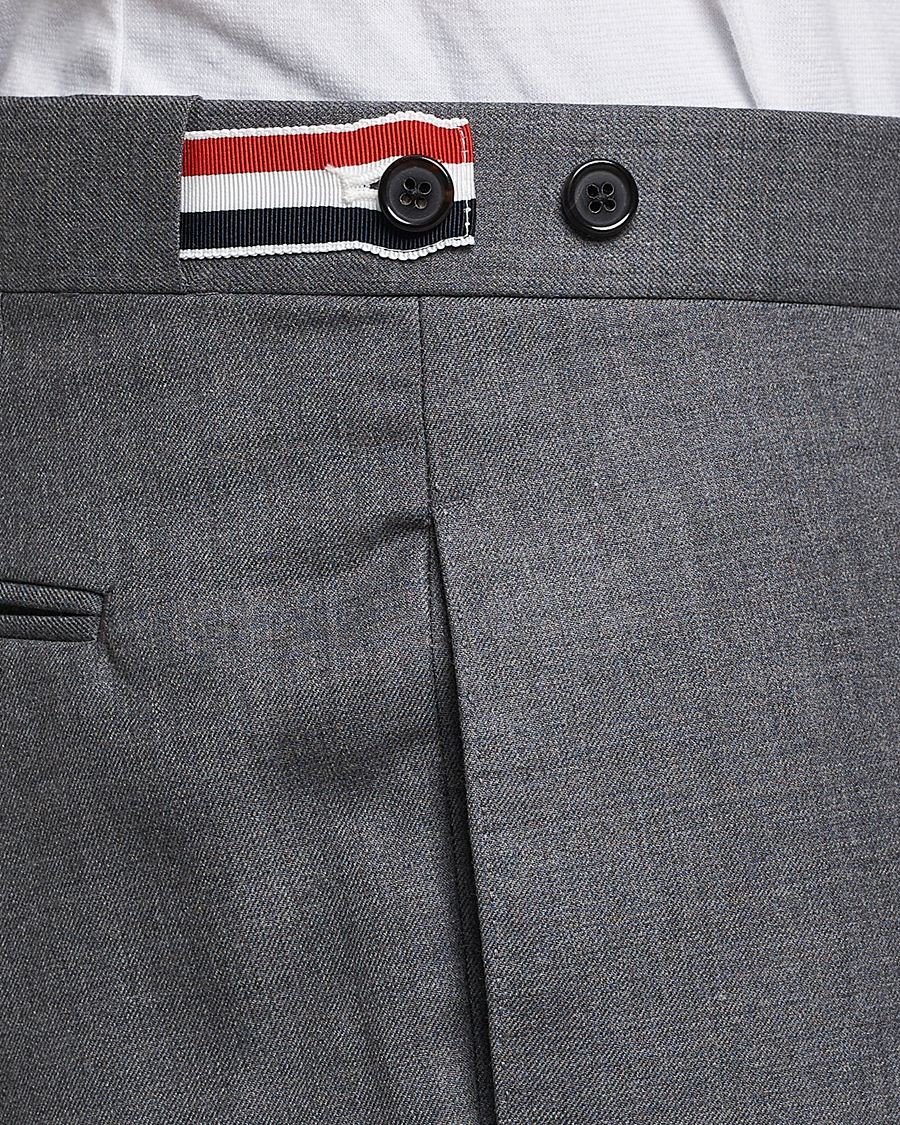 Herre | Bukser | Thom Browne | Super 120s Wool Trousers Medium Grey