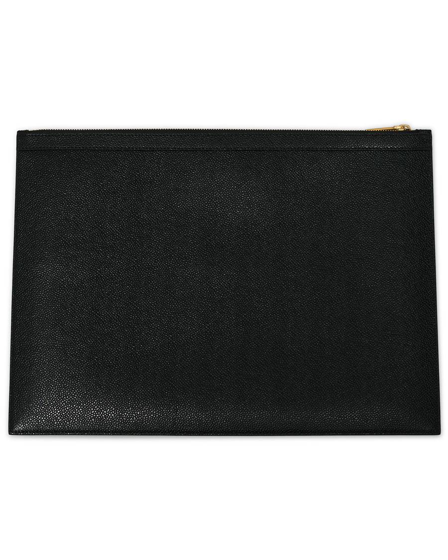 Herre | Thom Browne Large Zipper Laptop Holder Black | Thom Browne | Large Zipper Laptop Holder Black