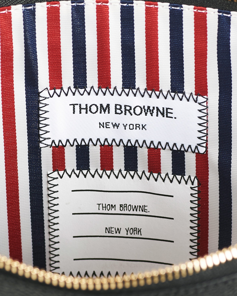 Herre | Thom Browne Large Zipper Laptop Holder Black | Thom Browne | Large Zipper Laptop Holder Black