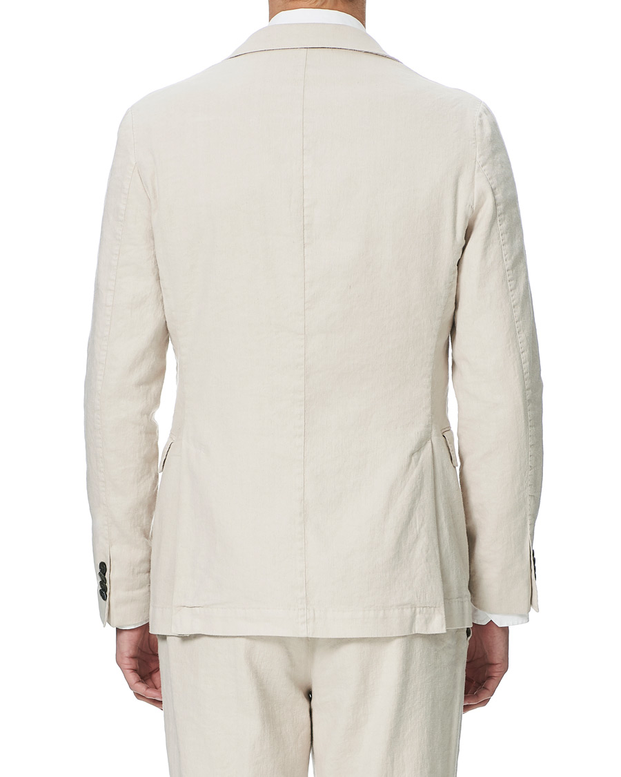 Herre | Dressjakker | Oscar Jacobson | Egel Cotton/Linen GW Blazer Creme