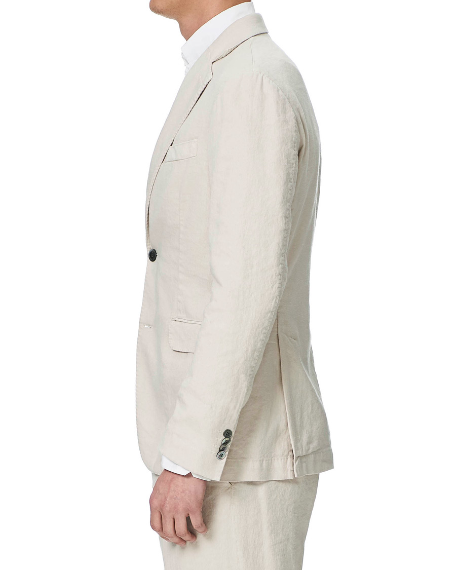 Herre | Dressjakker | Oscar Jacobson | Egel Cotton/Linen GW Blazer Creme