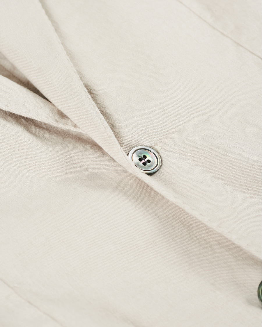 Herre | Dressjakker | Oscar Jacobson | Egel Cotton/Linen GW Blazer Creme
