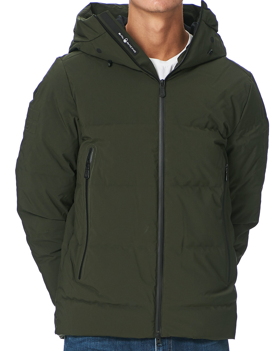 Herre | Jakker | Sail Racing | Race Welded Down Hood Dark Forest