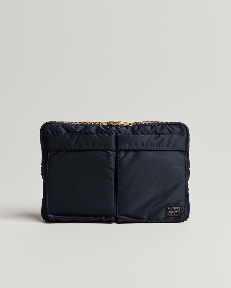Herre | Porter-Yoshida & Co. Tanker Document Case Iron Blue | Porter-Yoshida & Co. | Tanker Document Case Iron Blue