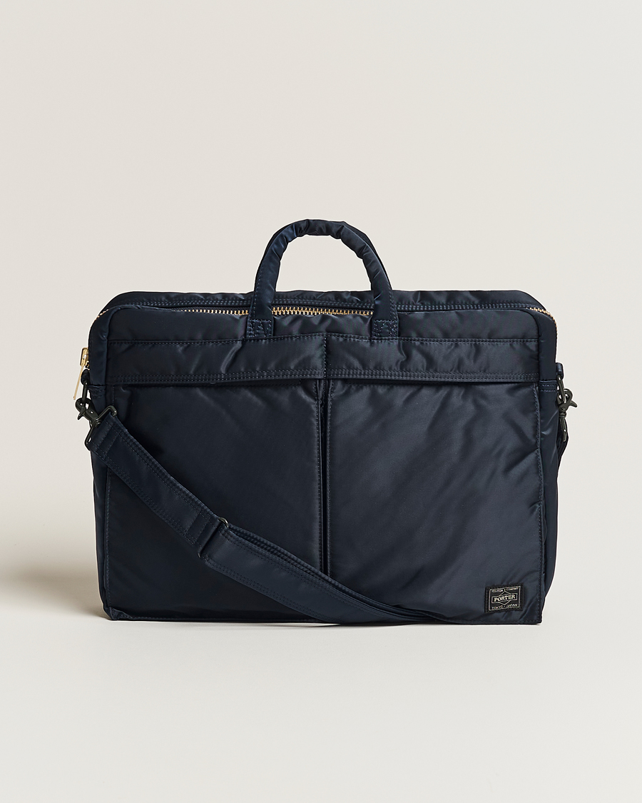 Herre | Porter-Yoshida & Co. Tanker 2Way Briefcase Iron Blue | Porter-Yoshida & Co. | Tanker 2Way Briefcase Iron Blue