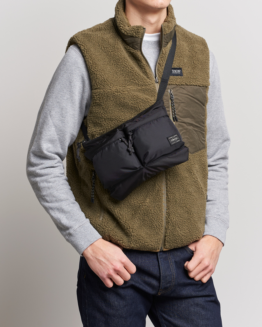 Herre | Skuldervesker | Porter-Yoshida & Co. | Force Small Shoulder Bag Black
