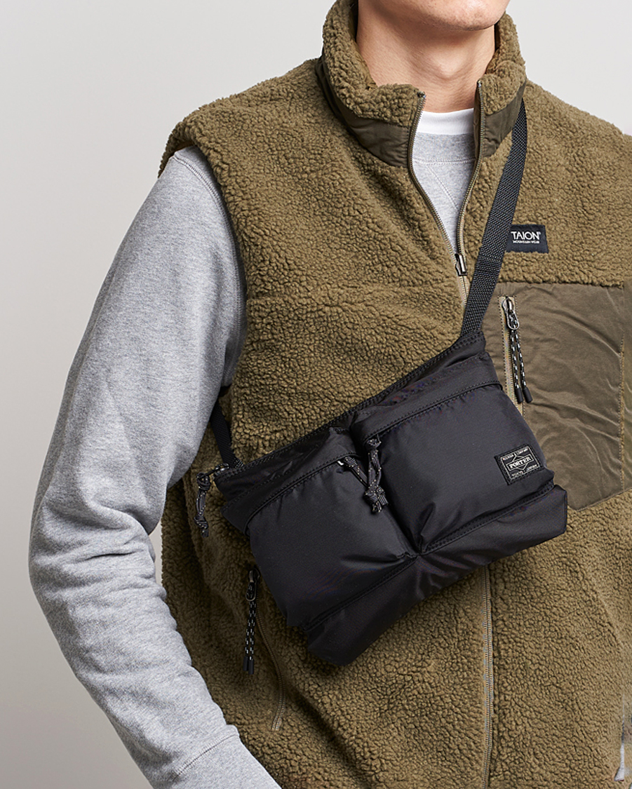 Herre | Vesker | Porter-Yoshida & Co. | Force Small Shoulder Bag Black