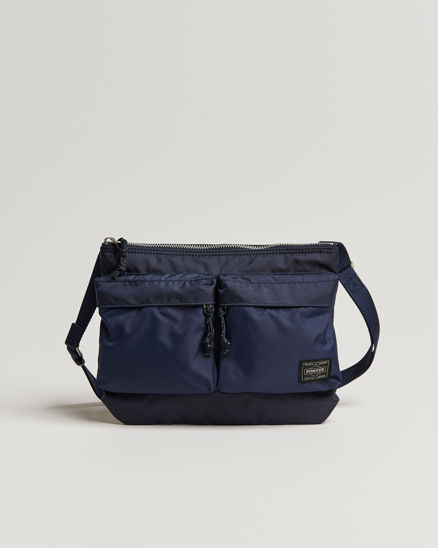Herre | Vesker | Porter-Yoshida & Co. | Force Small Shoulder Bag Navy Blue