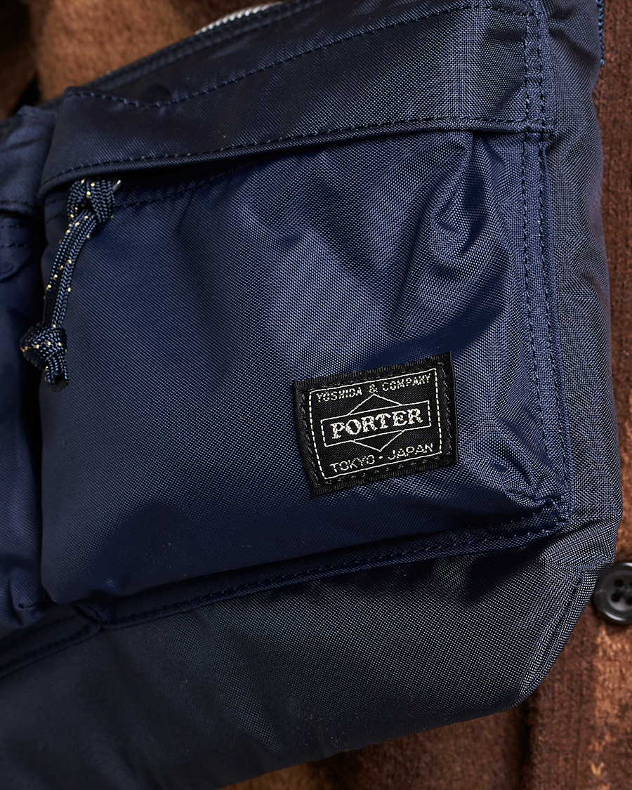 Herre | Vesker | Porter-Yoshida & Co. | Force Small Shoulder Bag Navy Blue