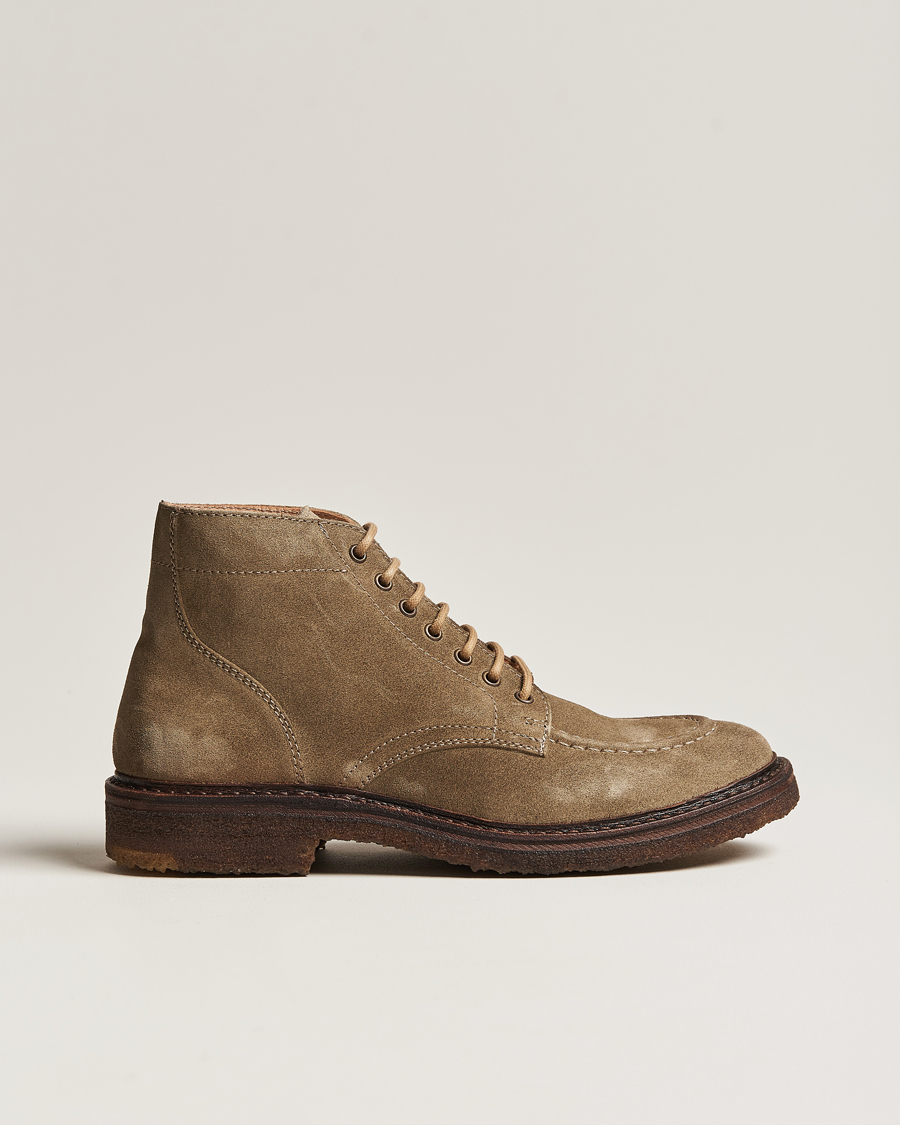 Herre | Støvler | Astorflex | Nuvoflex Lace Up Boot Stone Suede