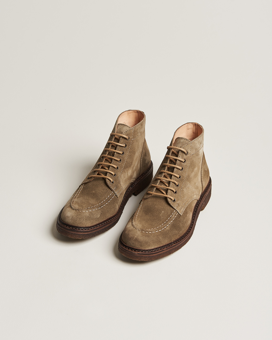 Herre | Astorflex Nuvoflex Lace Up Boot Stone Suede | Astorflex | Nuvoflex Lace Up Boot Stone Suede