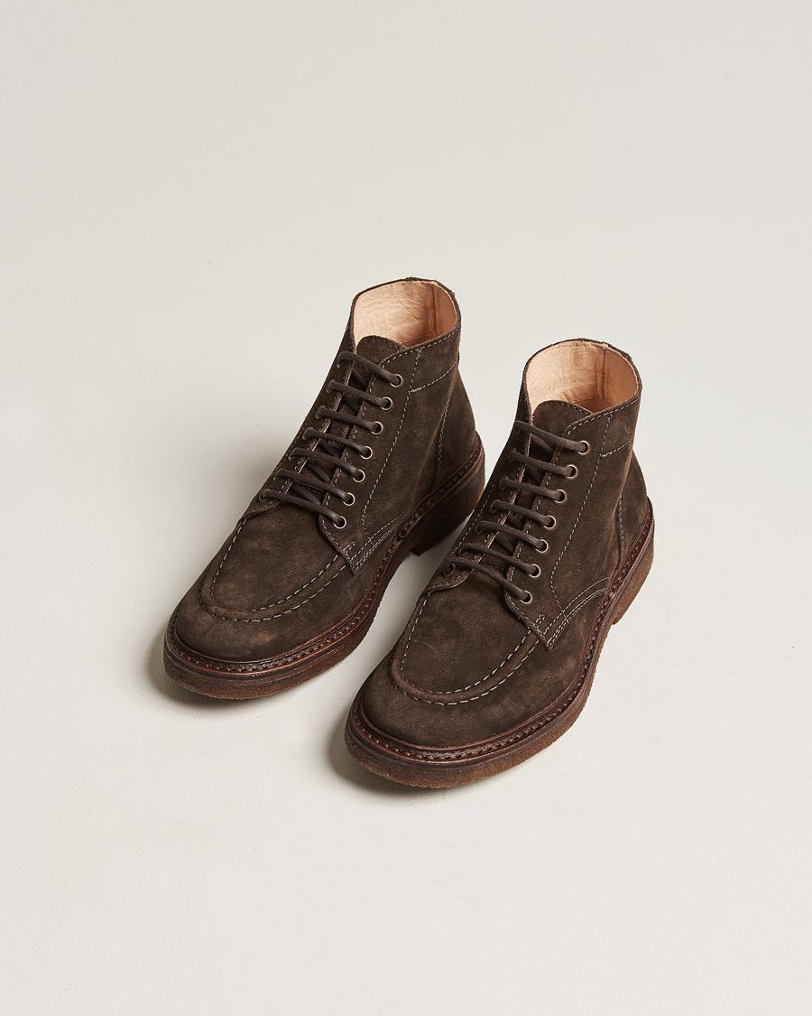 Herre | Vintersko | Astorflex | Nuvoflex Lace Up Boot Dark Brown Suede