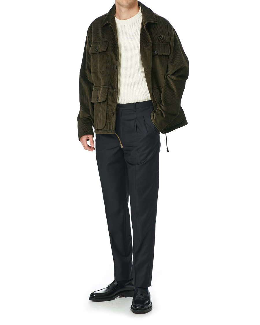 Herre | Jakker | Ralph Lauren Purple Label | Seymour Wale Corduroy Jacket Dark Green