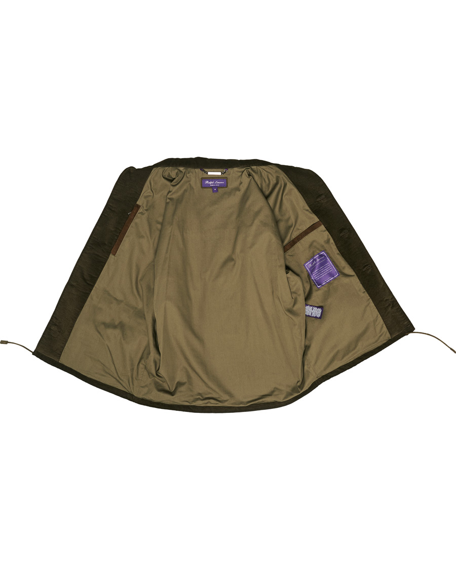 Herre | Jakker | Ralph Lauren Purple Label | Seymour Wale Corduroy Jacket Dark Green