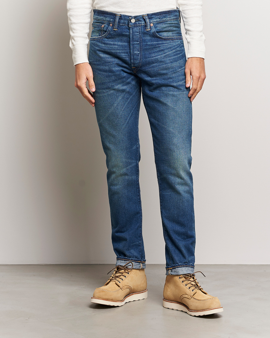 Herre |  | RRL | Slim Narrow 5-Pocket Denim Grandfalls Wash