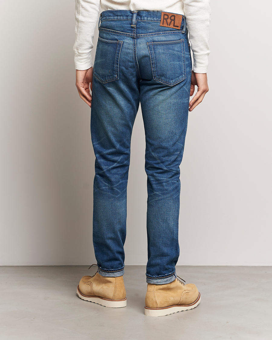 Herre | Jeans | RRL | Slim Narrow 5-Pocket Denim Grandfalls Wash