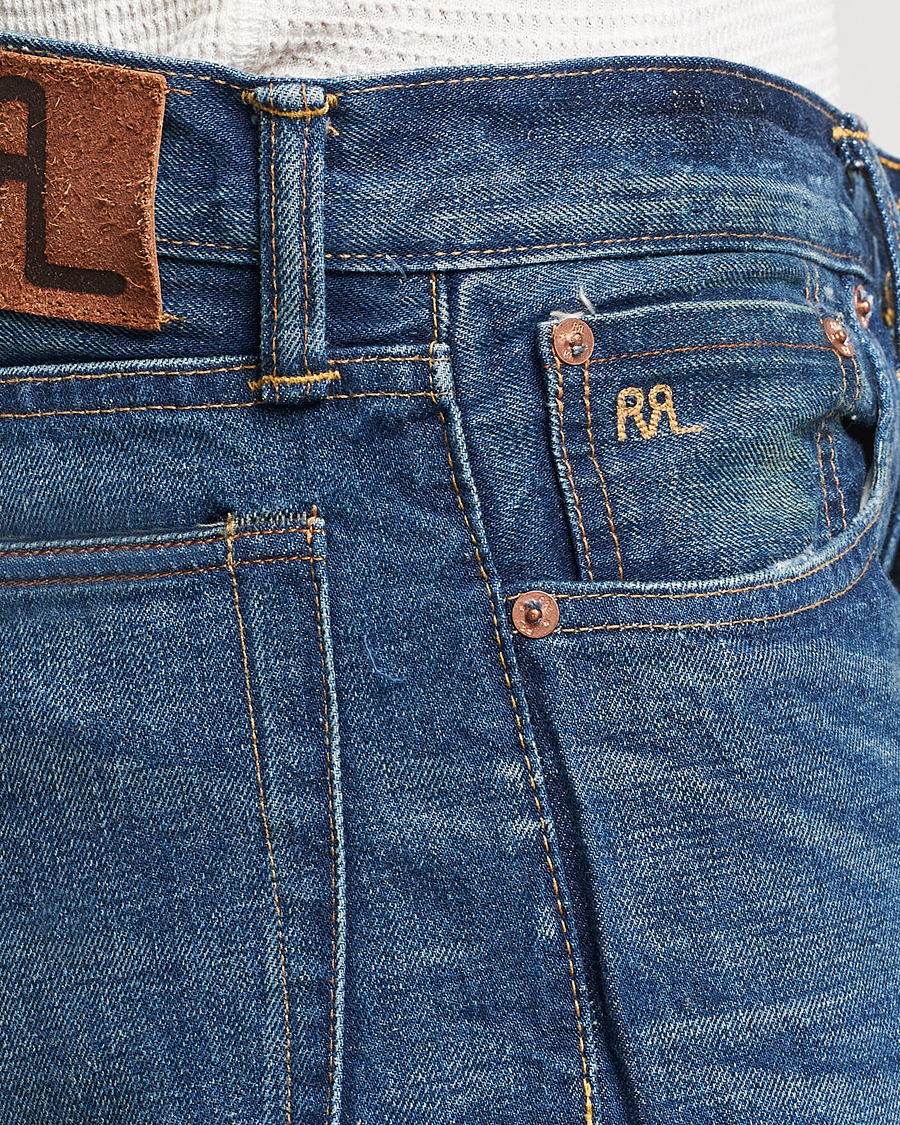 Herre | Jeans | RRL | Slim Narrow 5-Pocket Denim Grandfalls Wash
