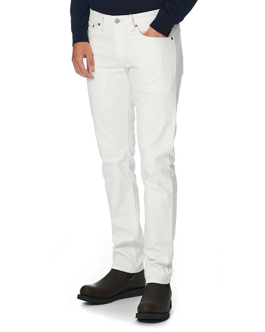 Herre | Jeans | RRL | Slim Fit 5-Pocket Denim Whitestone Wash