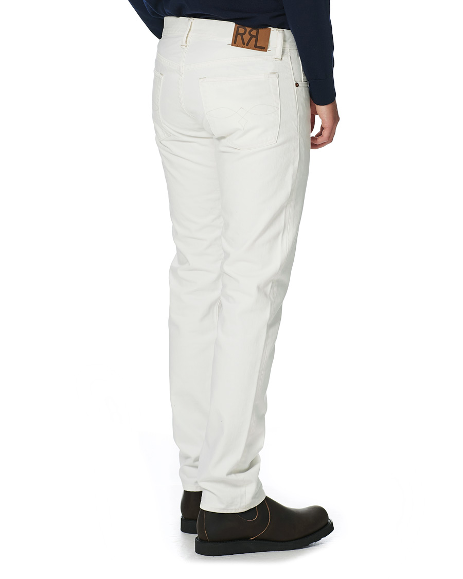 Herre | Jeans | RRL | Slim Fit 5-Pocket Denim Whitestone Wash