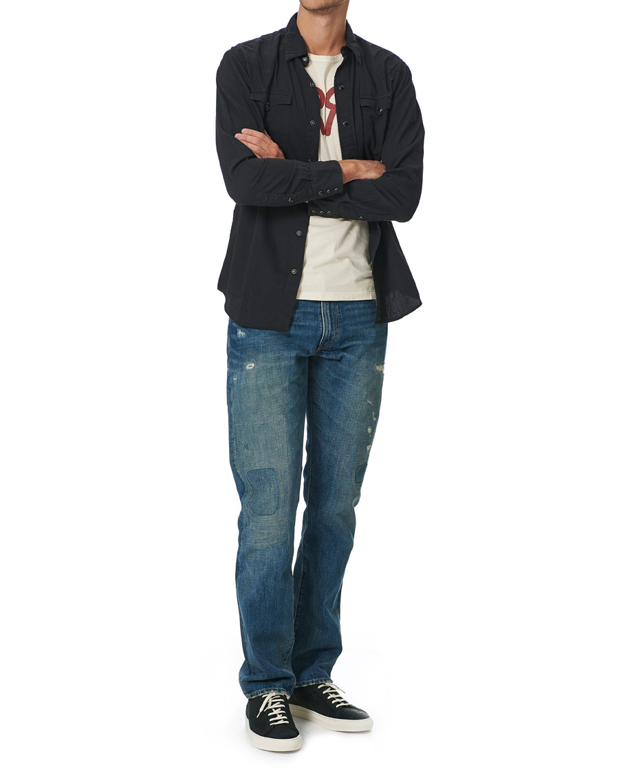 Herre | Skjorter | RRL | Buffalo Western Shirt Polo Black