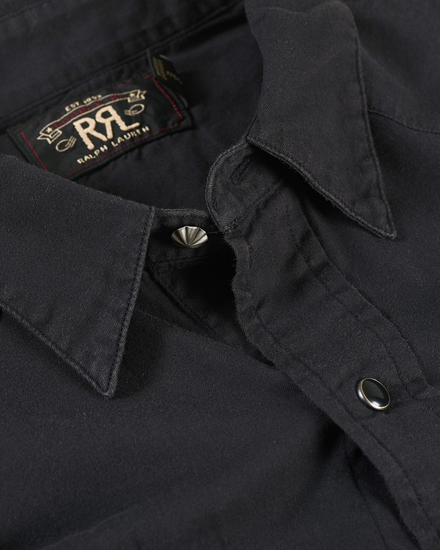 Herre | Skjorter | RRL | Buffalo Western Shirt Polo Black