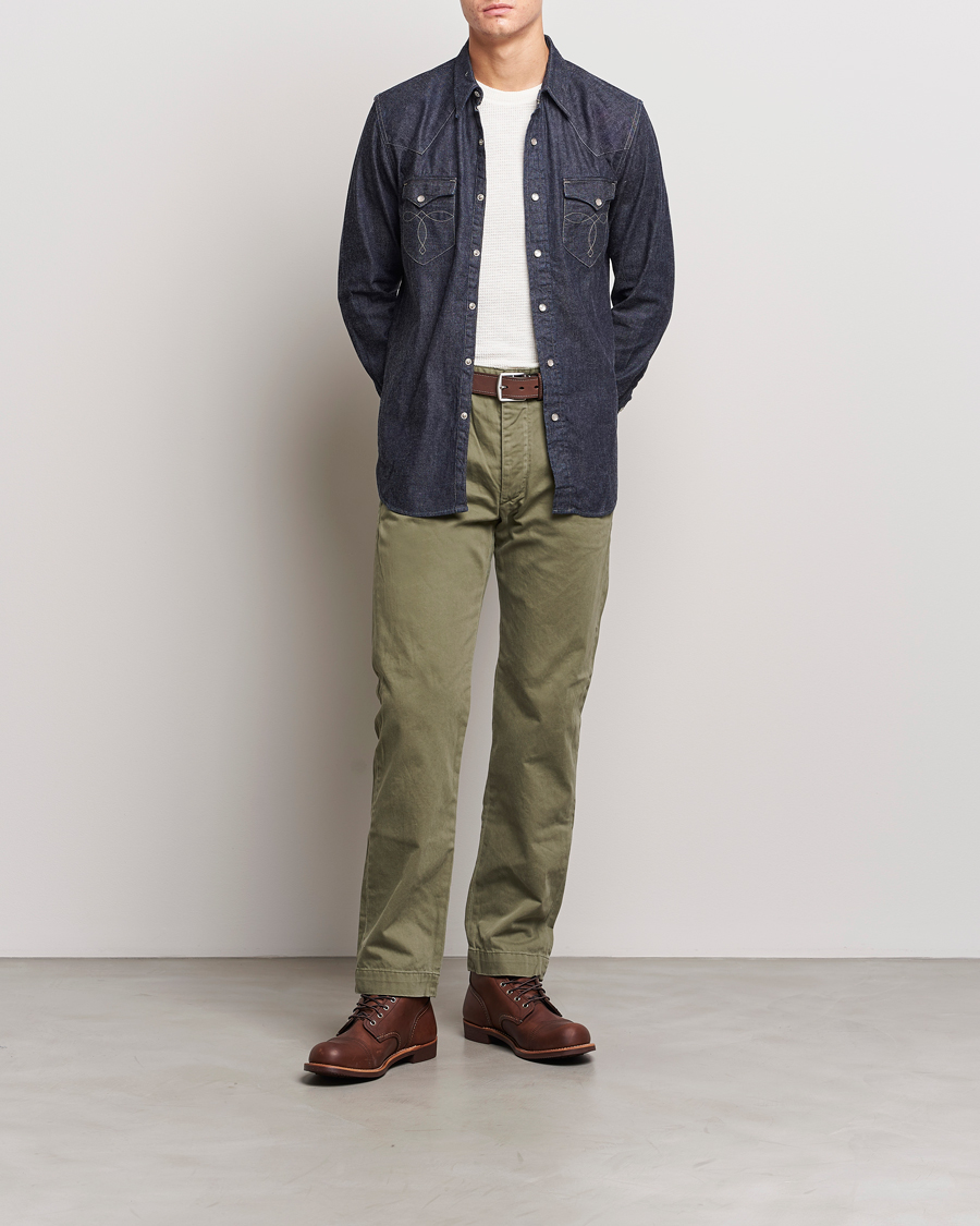 Herre | Skjorter | RRL | Buffalo Western Shirt Rinse