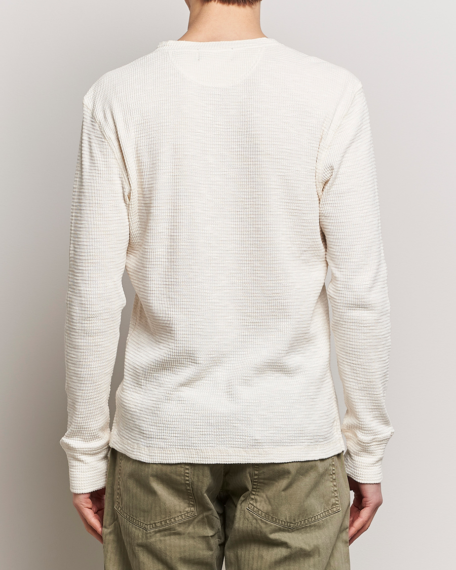 Herre | Gensere | RRL | Long Sleeve Henley Paper White