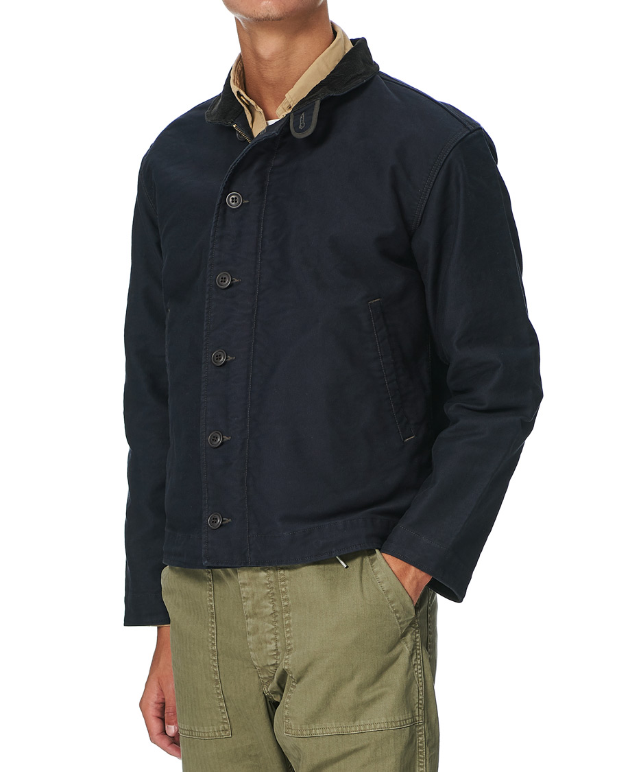 Herre | Jakker | RRL | Bower Deck Jacket Dark Navy