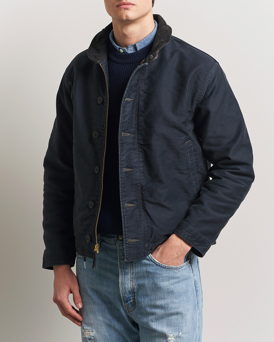 Herre | Jakker | RRL | Bower Deck Jacket Dark Navy