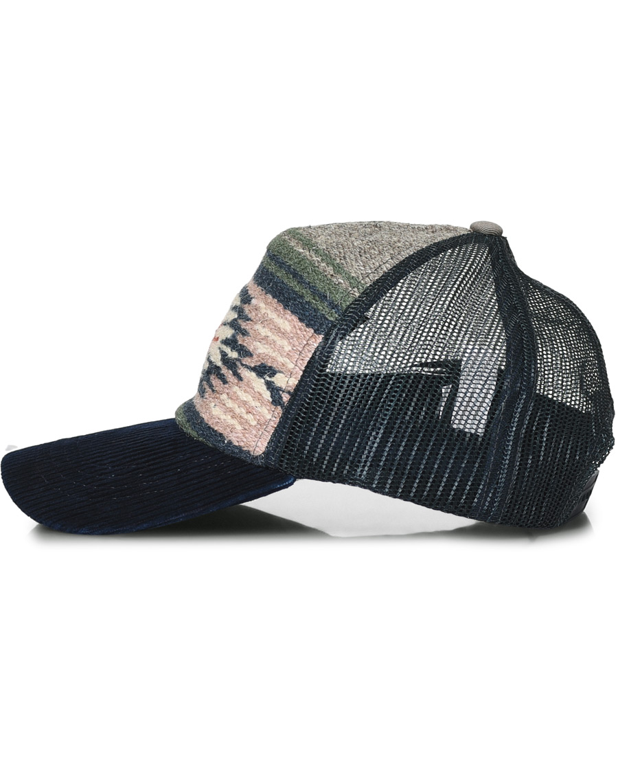Herre | RRL Mesh Trucker Cap Indigo | RRL | Mesh Trucker Cap Indigo