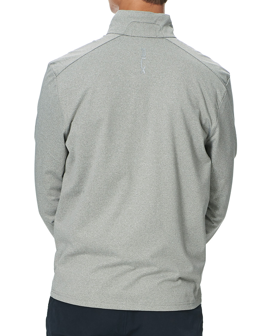 Herre | Gensere | RLX Ralph Lauren | Luxury Performance Jersey Half-Zip Light Grey Heather