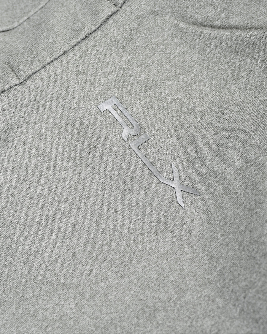 Herre | Gensere | RLX Ralph Lauren | Luxury Performance Jersey Half-Zip Light Grey Heather