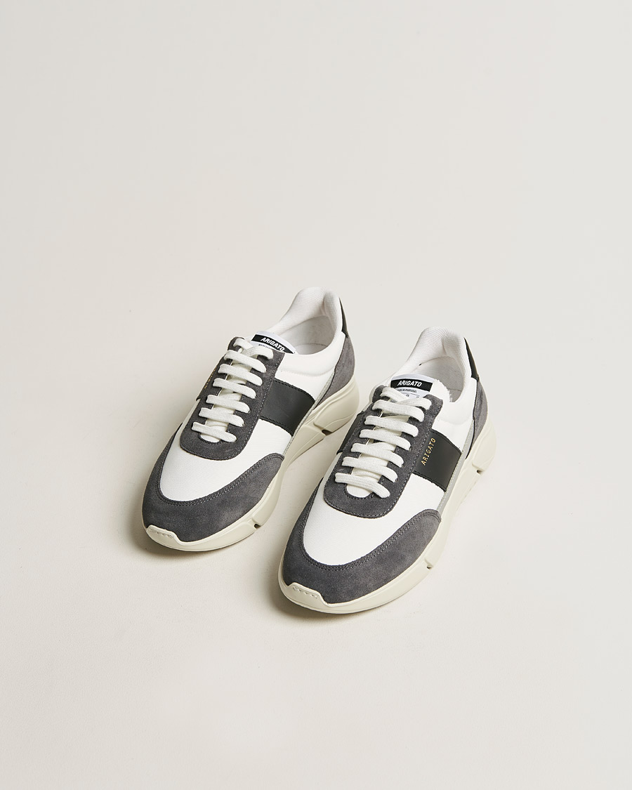 Herre | Svarte sneakers | Axel Arigato | Genesis Vintage Runner Sneaker White/Grey Suede