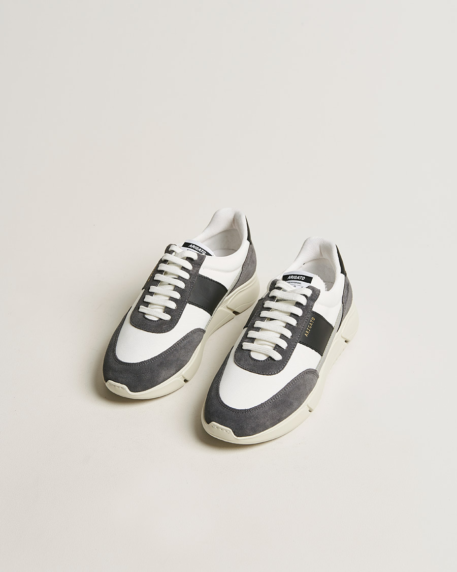 Herre | Axel Arigato Genesis Vintage Runner Sneaker White/Grey Suede | Axel Arigato | Genesis Vintage Runner Sneaker White/Grey Suede