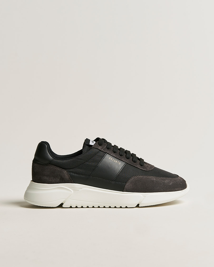 Herre | Svarte sneakers | Axel Arigato | Genesis Vintage Runner Sneaker Black/Grey Suede