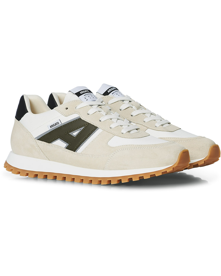 Herre | Axel Arigato Aeon Running Sneaker Beige/Green | Axel Arigato | Aeon Running Sneaker Beige/Green