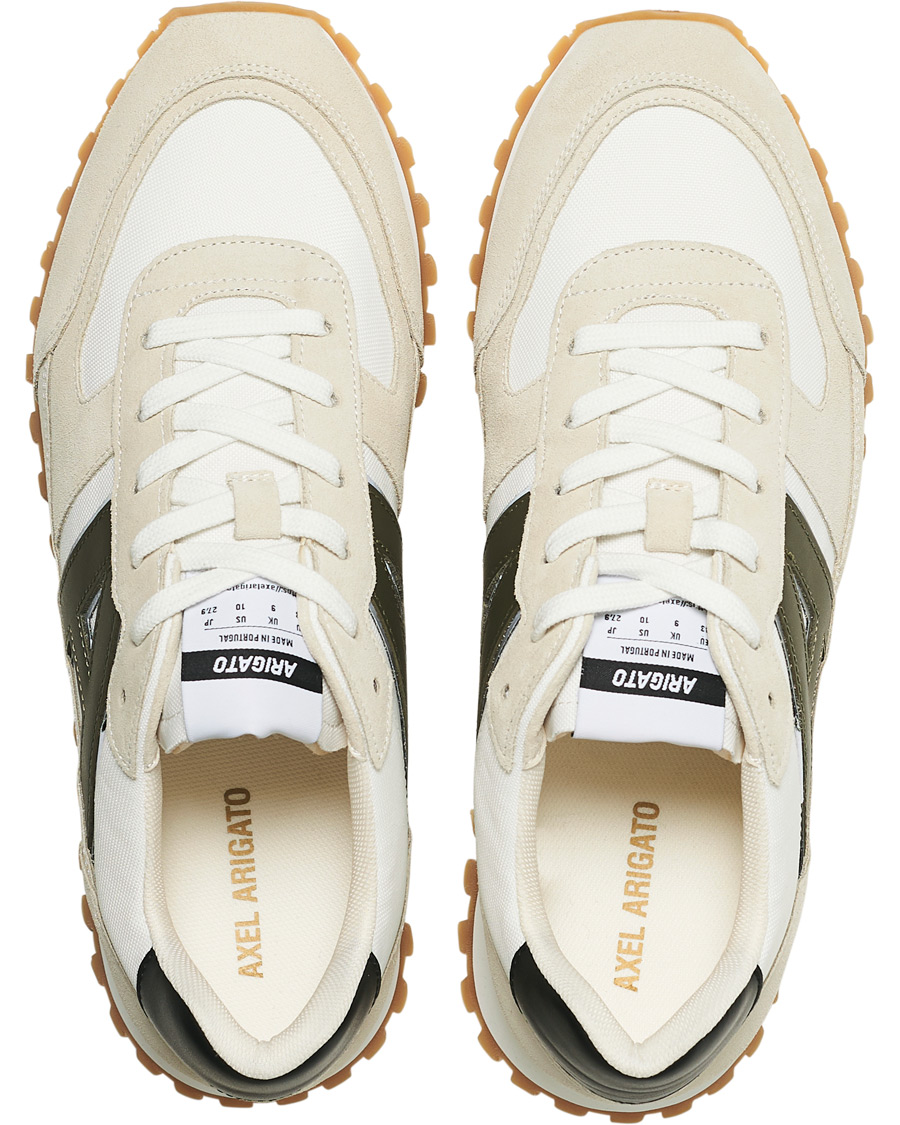 Herre | Axel Arigato Aeon Running Sneaker Beige/Green | Axel Arigato | Aeon Running Sneaker Beige/Green