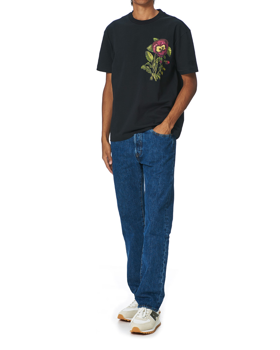 Herre | T-Shirts | KENZO | Flower Print T-Shirt Black