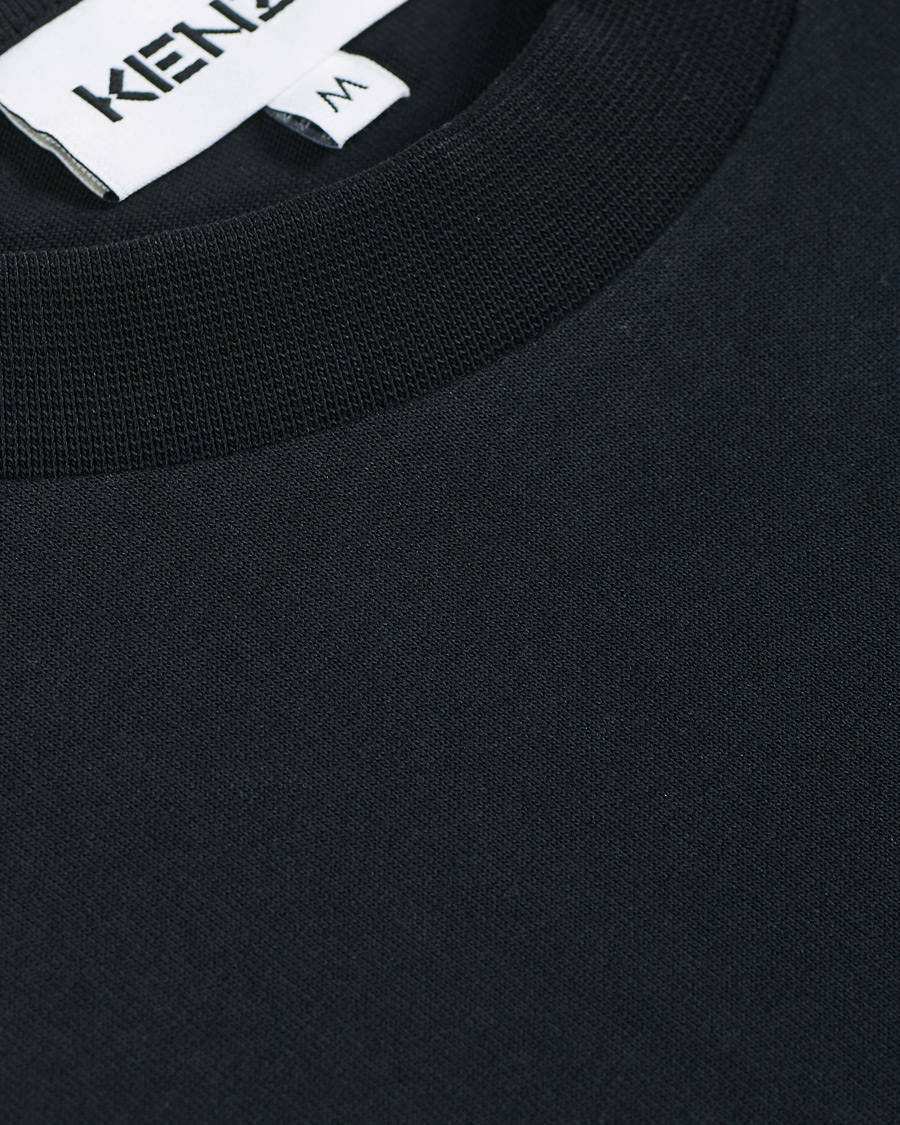 Herre | T-Shirts | KENZO | Flower Print T-Shirt Black