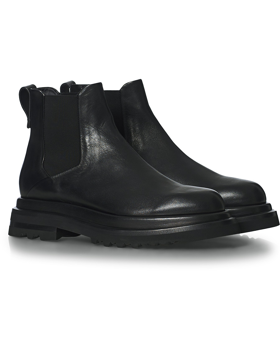 Herre | Giorgio Armani Soft Nappa Chelsea Boot Black | Giorgio Armani | Soft Nappa Chelsea Boot Black