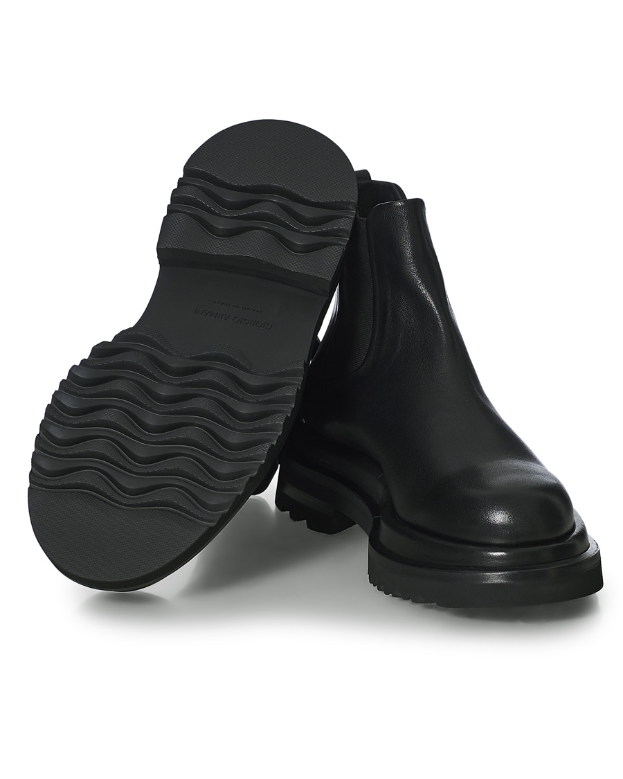 Herre | Giorgio Armani Soft Nappa Chelsea Boot Black | Giorgio Armani | Soft Nappa Chelsea Boot Black