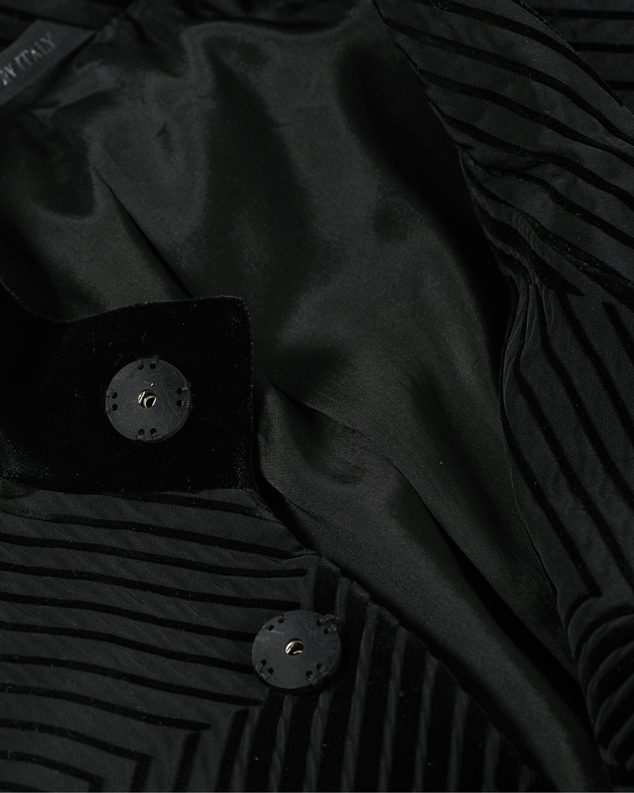 Herre | Dressjakker | Giorgio Armani | Geometric Velvet Jacket Black